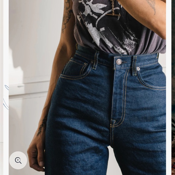 Imogene + Willie Indigo Selvage Rinse Blue Denim Jeans 27 - Picture 3 of 9